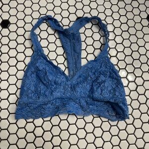 Jenni Blue Lace Bralette size small